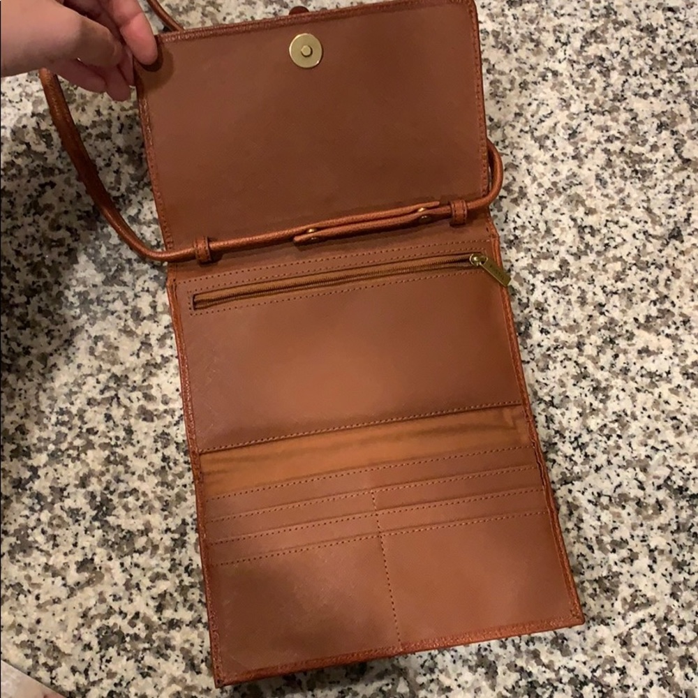 Brown Fossil Satchel - image 2
